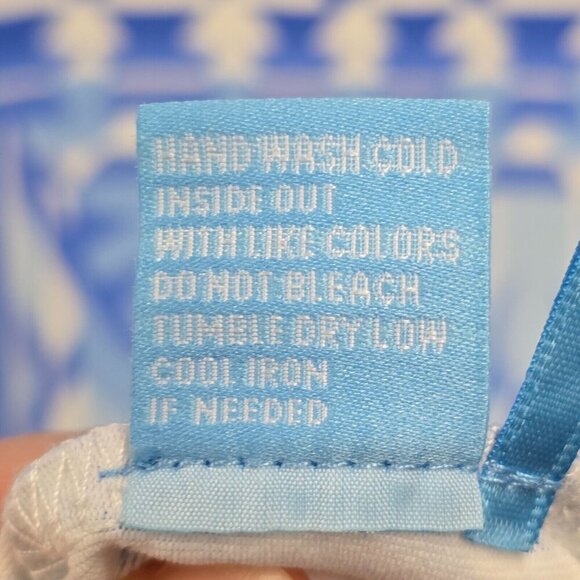 J McLaughlin Edie Maxi Dress M Catalina Cloth Blue Halter Resort Travel Ready‎ - Picture 7 of 11